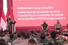 Dukung jokowi 3 periode, kepala desa: Rapim Tni Polri Puan Ajak Semua Pihak Gotong Royong Agar Indonesia Bangkit Beritahu Co