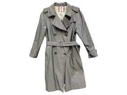 Burberry Women S Trench Coat 42 Grey