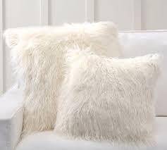 mongolian faux fur pillow covers