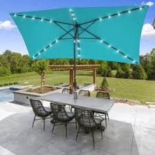 solar lighted patio umbrellas patio
