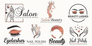 beauty salon vector art icons and