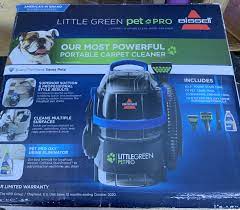 green pet pro portable carpet cleaner