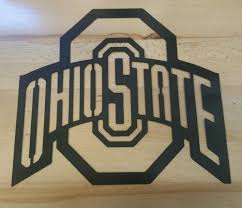 Ohio State University Logo Metal Wall