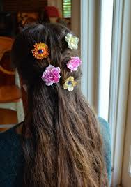 flower hair accessories diy projects