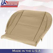 Driver Bottom Leather Seat Cover Tan