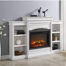 mantel wall mounted electric fireplace