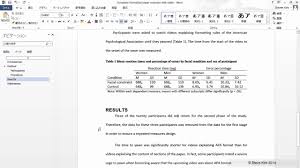 formatting tables and figures in your research paper 
