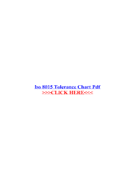 Fillable Online Iso 8015 Tolerance Chart Pdf Fax Email Print