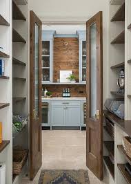 Wood Bi Fold Pantry Doors With Rippled