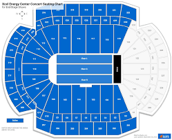 xcel energy center concert seating