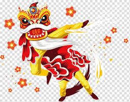 chinese new year lion dance dragon