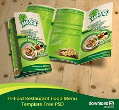 Tri Fold Restaurant Food Menu Template Free Psd Download Psd