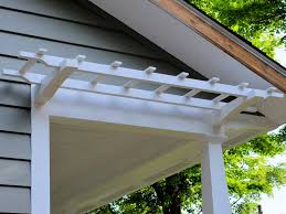 Love the templates for the rafter tails! How To Make A Small Pergola Ibuildit Ca