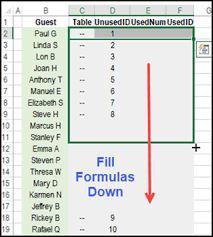 Excel Seating Plan With Charts Contextures Blog