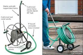 compact hose reel cart hose reel