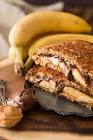 banana  peanut butter  and nutella sandwich