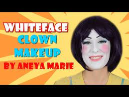 how to do makeup for a whiteface clown