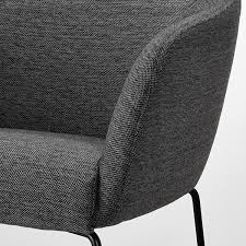 All of its cushions are removable, so you can clean with ease. Tossberg Chair Metal Black Gray Ikea