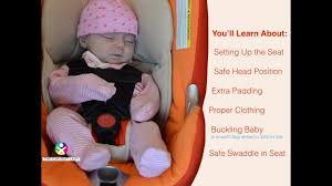 buckle your newborn in a car seat