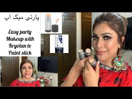 party makeup with kryolan tv paint