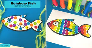 rainbow fish craft teach me mommy