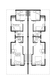 Duplex House Plans Series Php 2016006