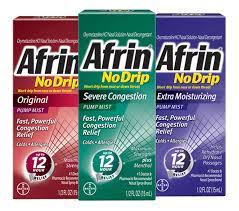 afrin nasal spray uses active