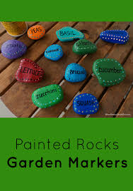 Diy Painted Rocks Garden Markers