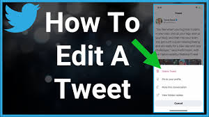 how to edit a tweet you