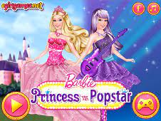 barbie princess vs popstar barbie games