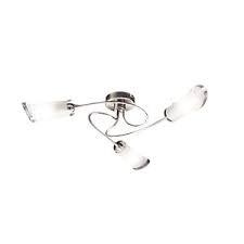 Buy great products from our ceiling lights category online at wickes.co.uk. Wickes Lian Brushed Chrome Semi Flush Ceiling Light E14 Wickes Co Uk