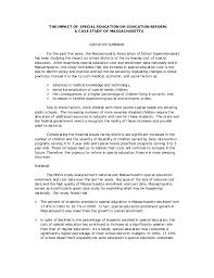 Case Study Sample For Special Education   Resume How To Write    