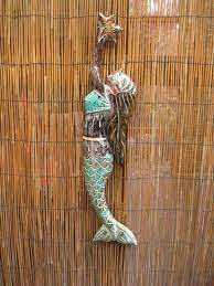 Balinese Mermaid Wall Decor Hand