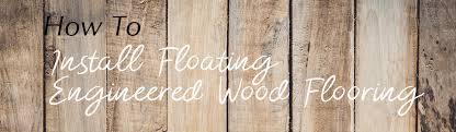 how to install floating engineered