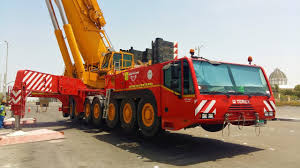 Terex Demag 500 Ton Capacity Crane And Tower Crane Erection Abu Dhabi