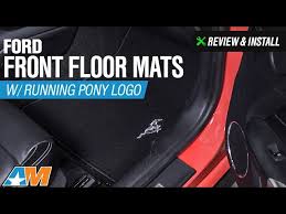 2016 2017 mustang ford front floor mats