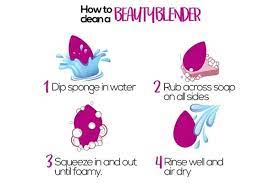 6 steps to clean your beauty blender
