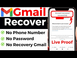how to recover gmail pword without