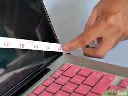 With an lcd the screen size is the viewable area where in crt's you have a screen size then a smaller viewable area. How To Measure Your Laptop Computer 15 Steps With Pictures