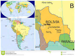 Bolivia &amp; World stock illustration. Illustration of country - 83439067