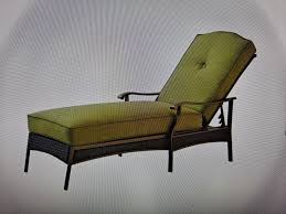 Cushioned Wicker Outdoor Chaise Lounge