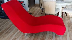 elegance red single sofa furniture