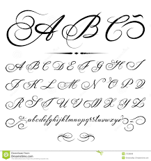 Crea lettere e frasi con alfabeto in legno. Alfabeto Calligrafico Di Vettore Alfabeto Calligrafia Tatuaggi Scrittura Tatuaggi Con Iniziale