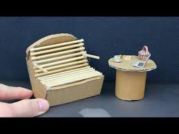 easy miniature cardboard furniture 10