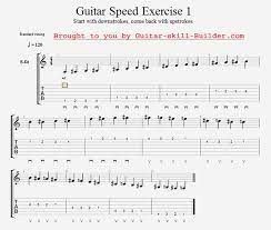 guitar sd exercises training for