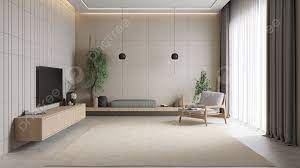 virtual living room design 3d render of