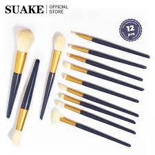 suake 12pcs super soft makeup brush set