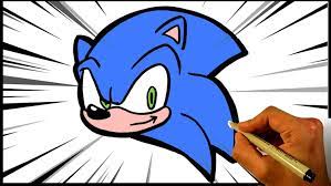 how to draw sonic the hedgehog i