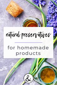 natural preservatives for homemade