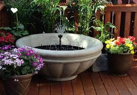 how to build a diy solar water feature